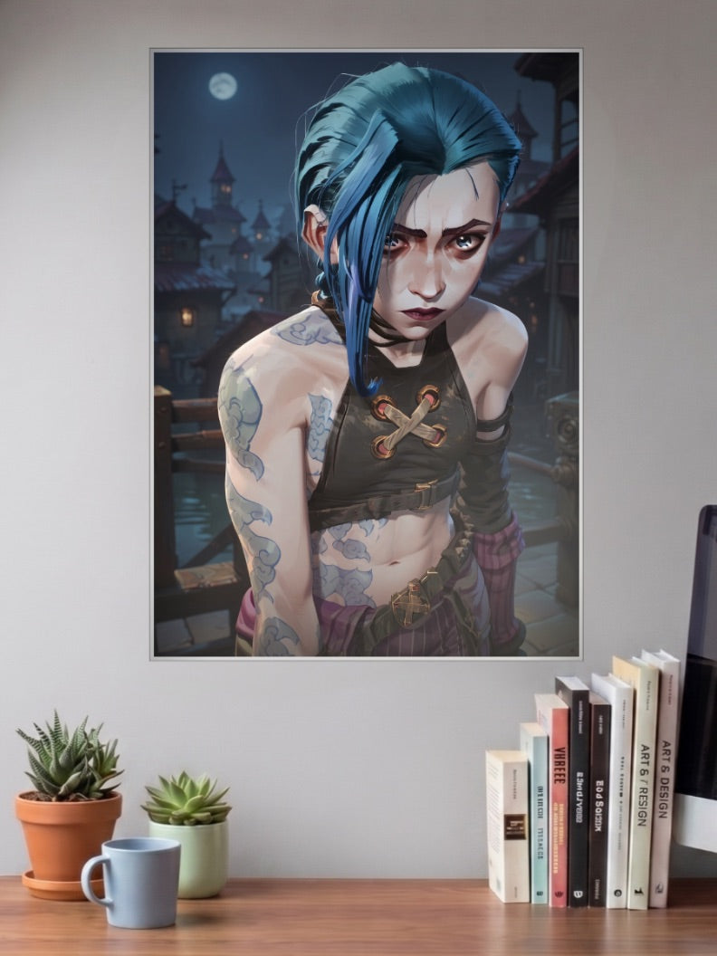 Arcane Jinx Solo Anime Poster