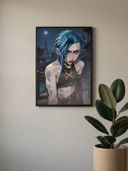 Arcane Jinx Solo Anime Poster