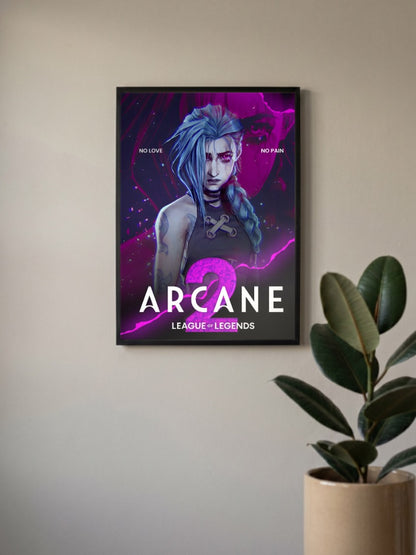 Arcane Jinx Season 2 Anime Poster