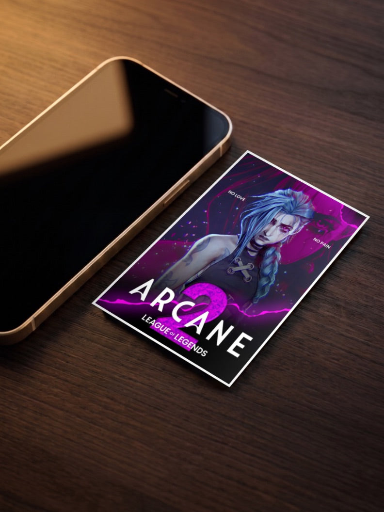 Arcane Jinx Season 2 Anime Poster
