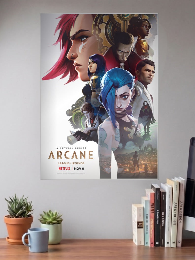Arcane Main Cast Anime Poster