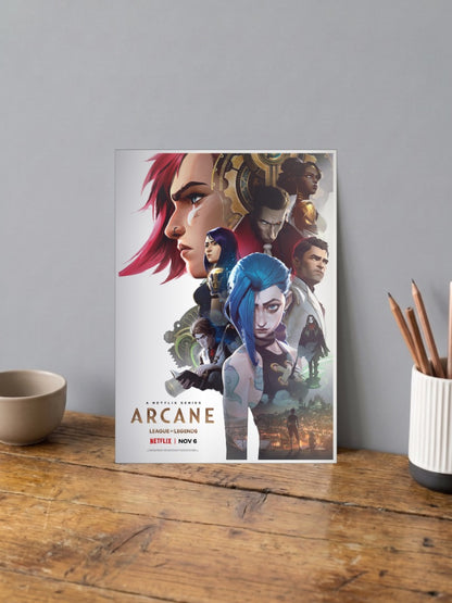 Arcane Main Cast Anime Poster