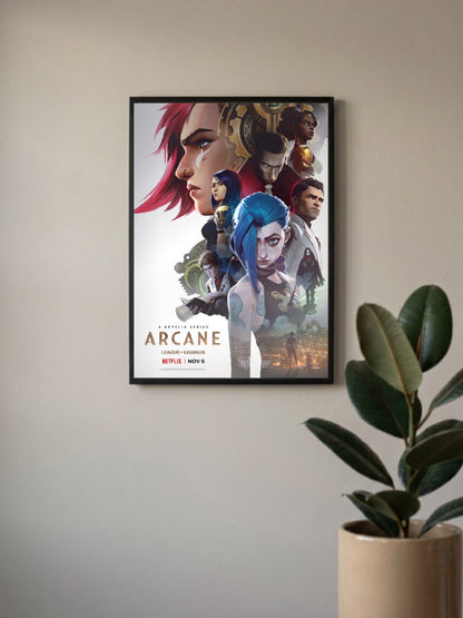 Arcane Main Cast Anime Poster