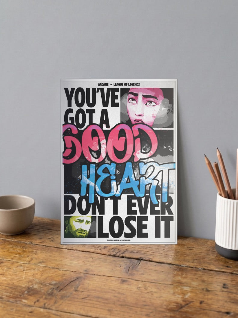 Arcane Good Heart Anime Poster