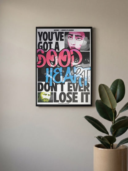 Arcane Good Heart Anime Poster