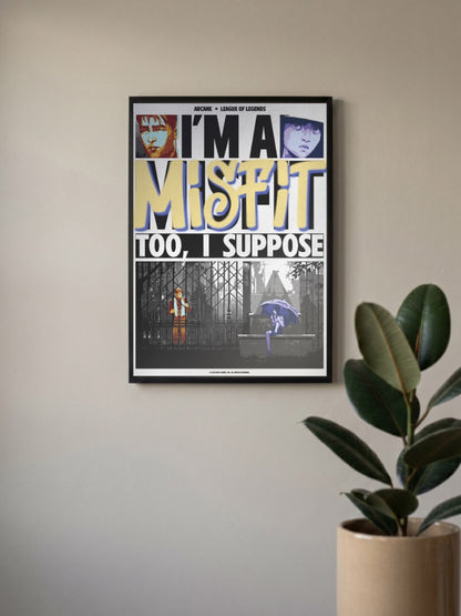 Arcane Misfit Anime Poster