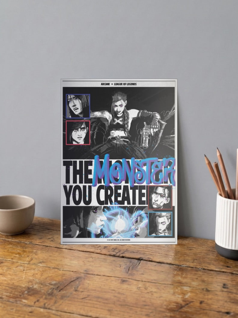 Arcane Monster You Created Anime Poster