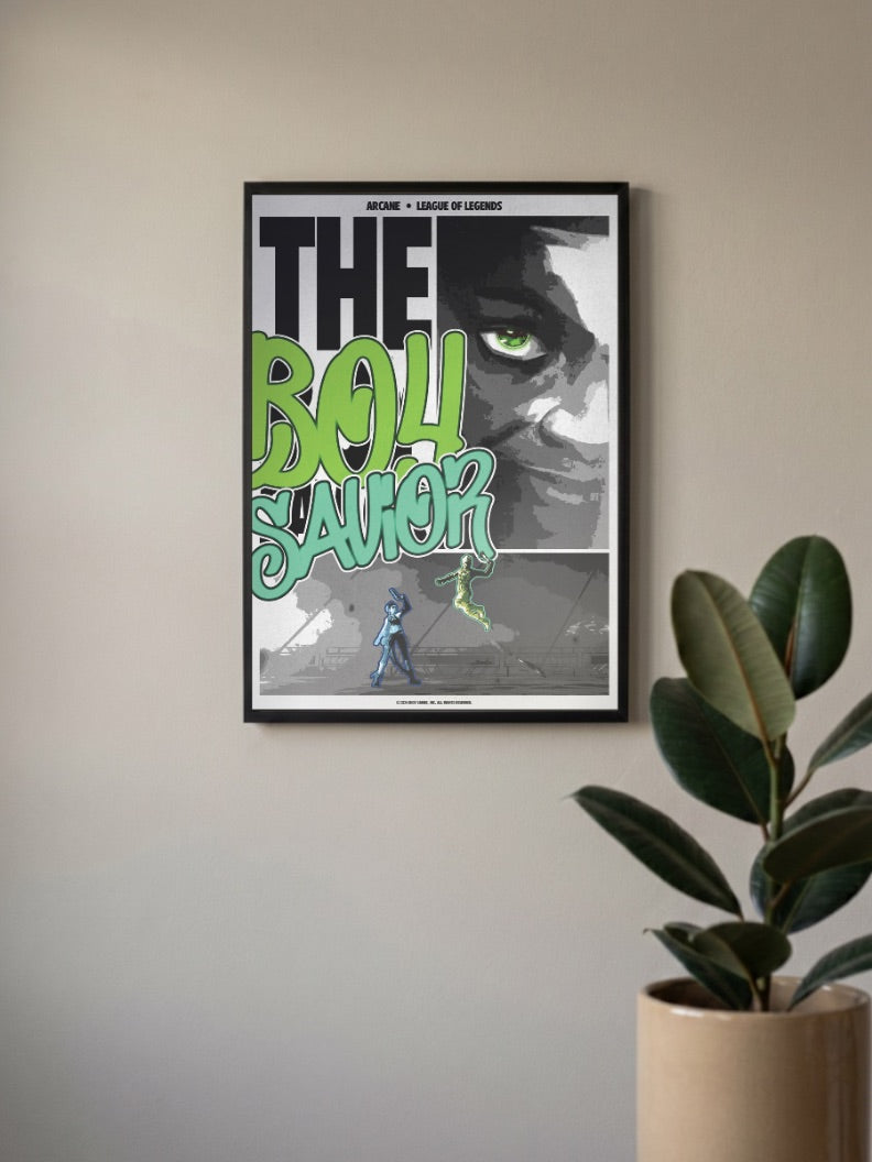 Arcane Boy Saviour Anime Poster