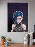 Arcane Jinx Design Anime Poster