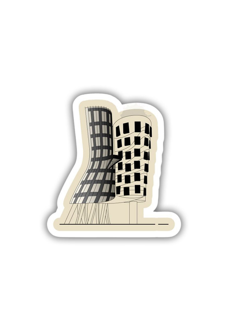 Dancing House Sticker