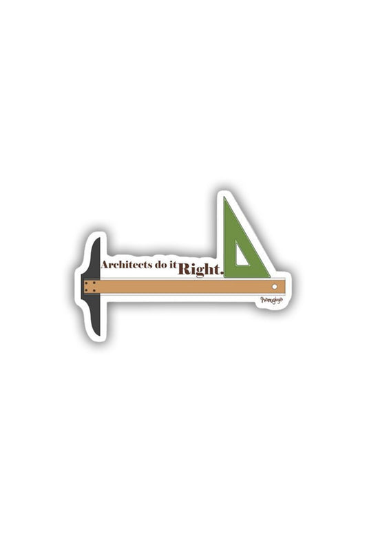 Architects: Always Right Sticker