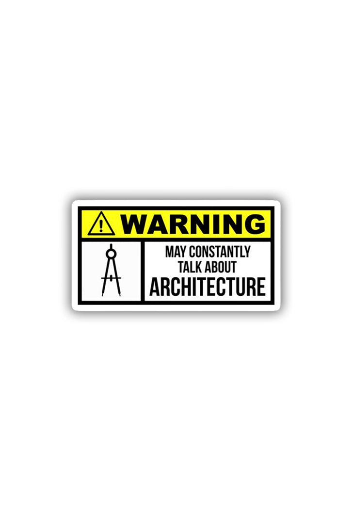 Architecture Alert: Talkative Zone Sticker