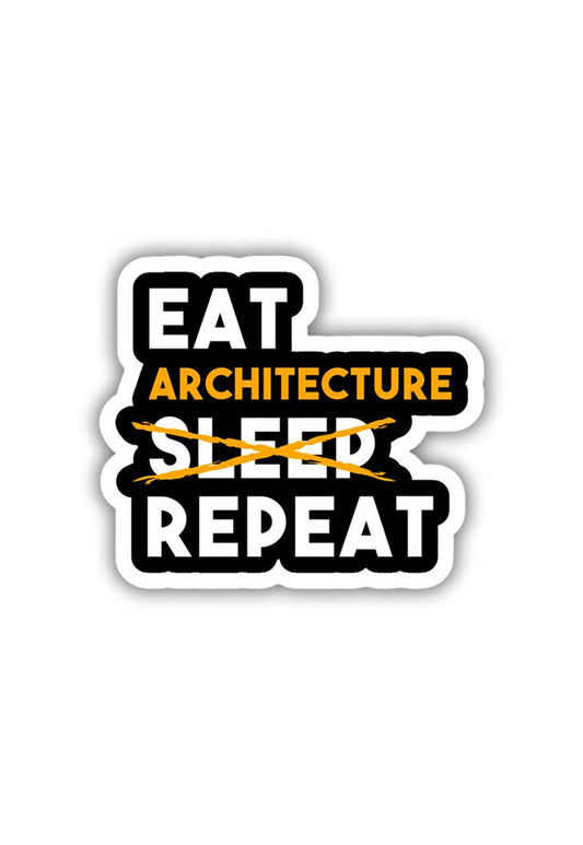 Architect Student Life Sticker