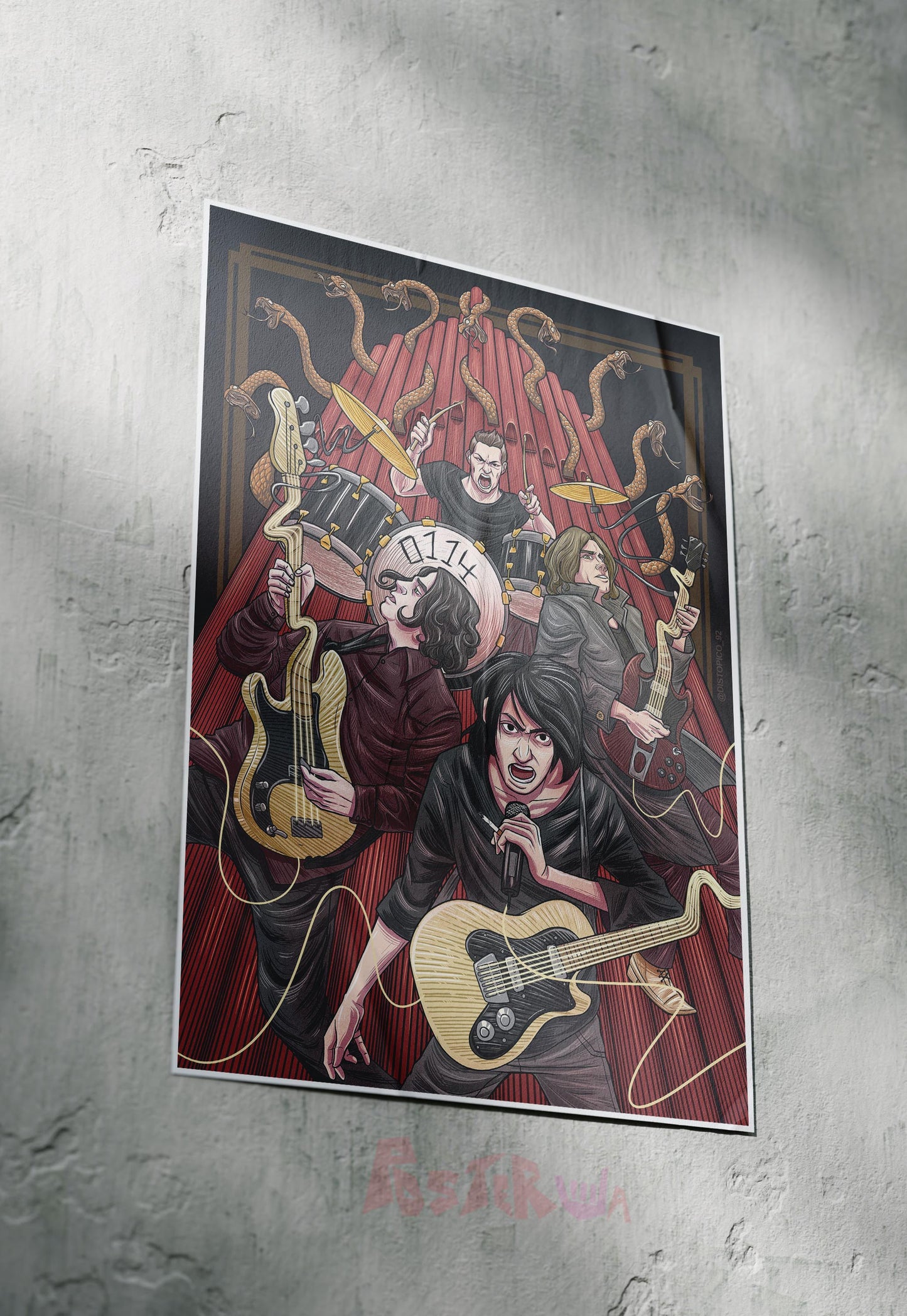 Melodic Shadows | Arctic Monkeys | Band Poster