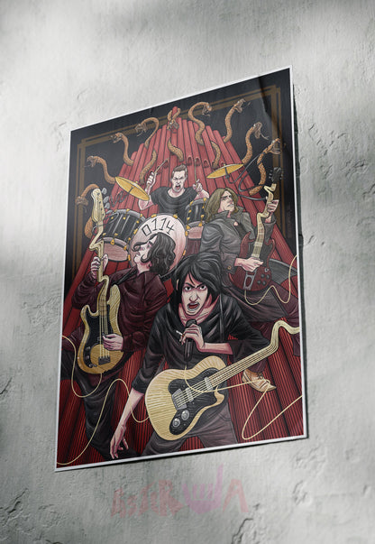 Melodic Shadows | Arctic Monkeys | Band Poster