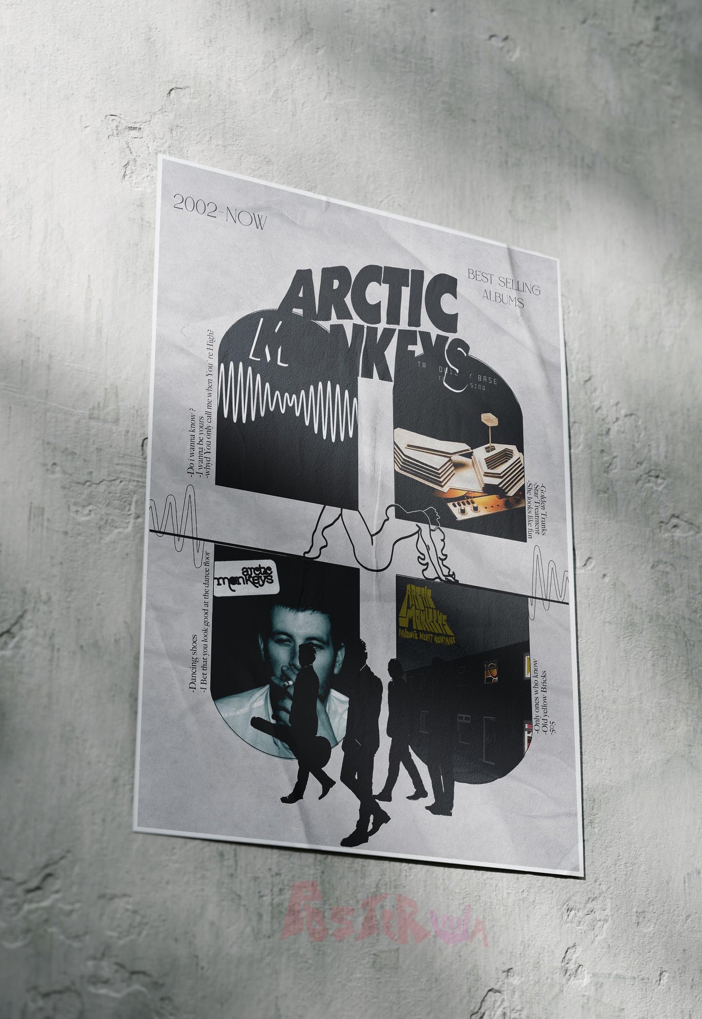 Melodic Wilderness | Arctic Monkeys | Bands Poster
