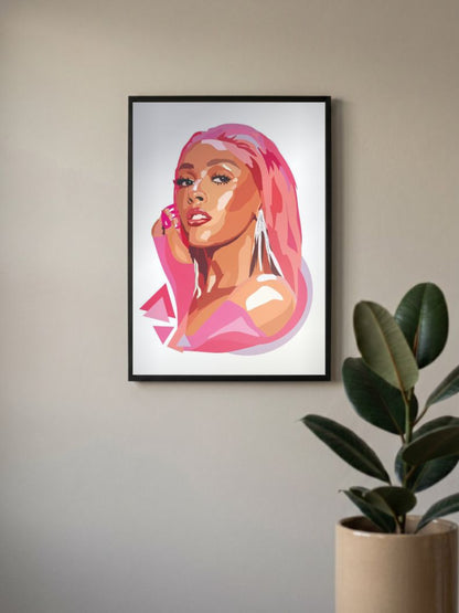 Melodic Muse | Ariana Grande | Singer Poster
