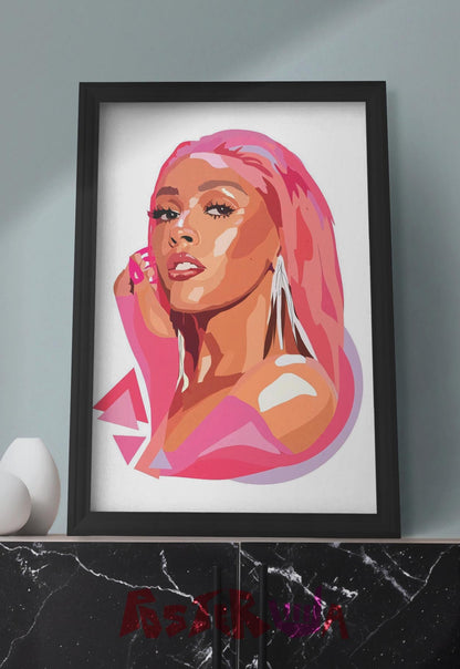 Melodic Muse | Ariana Grande | Singer Poster
