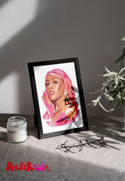 Melodic Muse | Ariana Grande | Singer Poster
