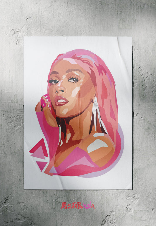 Melodic Muse | Ariana Grande | Singer Poster