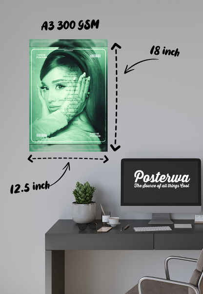 Retro Vibes | Ariana Grande | Music Poster