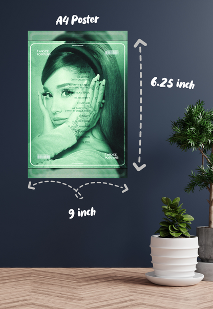 Retro Vibes | Ariana Grande | Music Poster