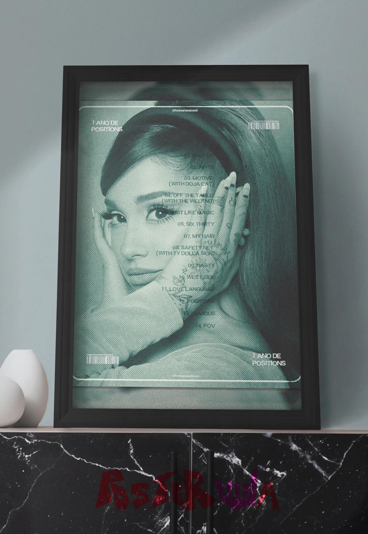 Retro Vibes | Ariana Grande | Music Poster
