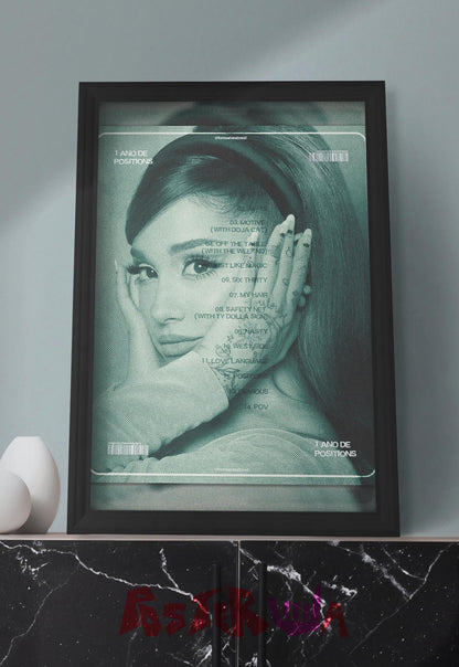 Retro Vibes | Ariana Grande | Music Poster