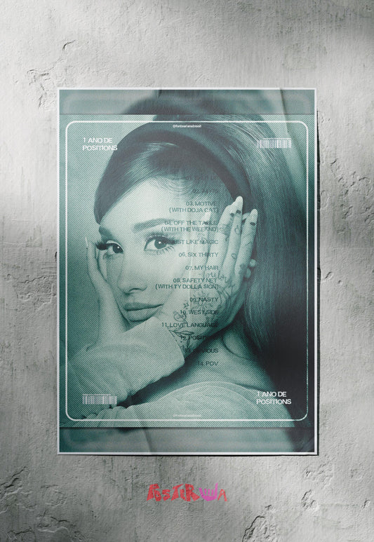 Retro Vibes | Ariana Grande | Music Poster