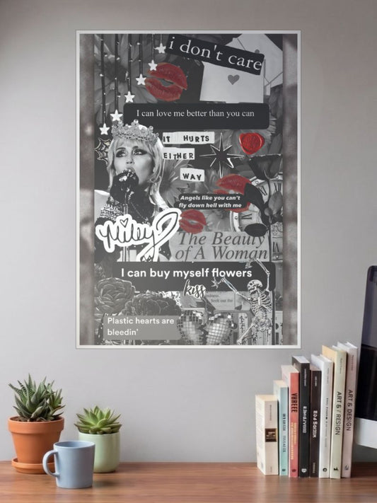 Melodies of Grandeur | Ariana Grande | Singer Poster