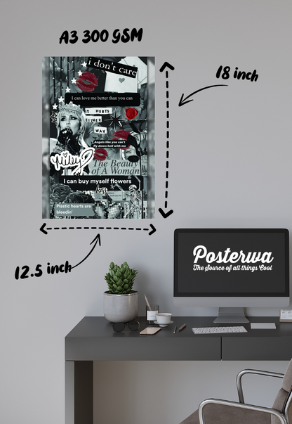 Melodies of Grandeur | Ariana Grande | Singer Poster