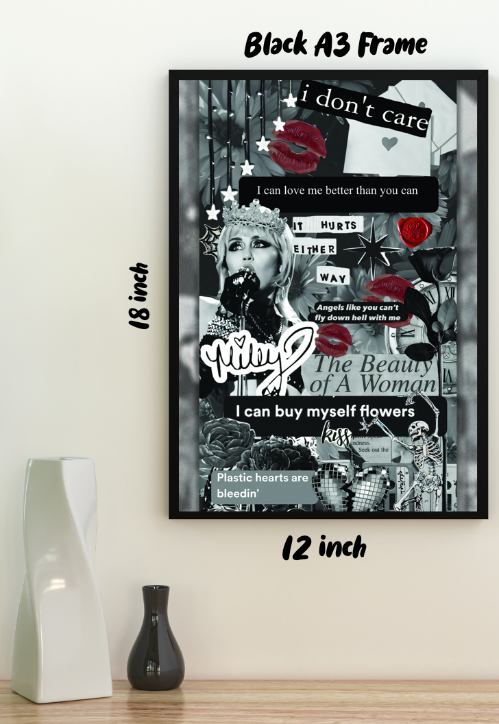 Melodies of Grandeur | Ariana Grande | Singer Poster