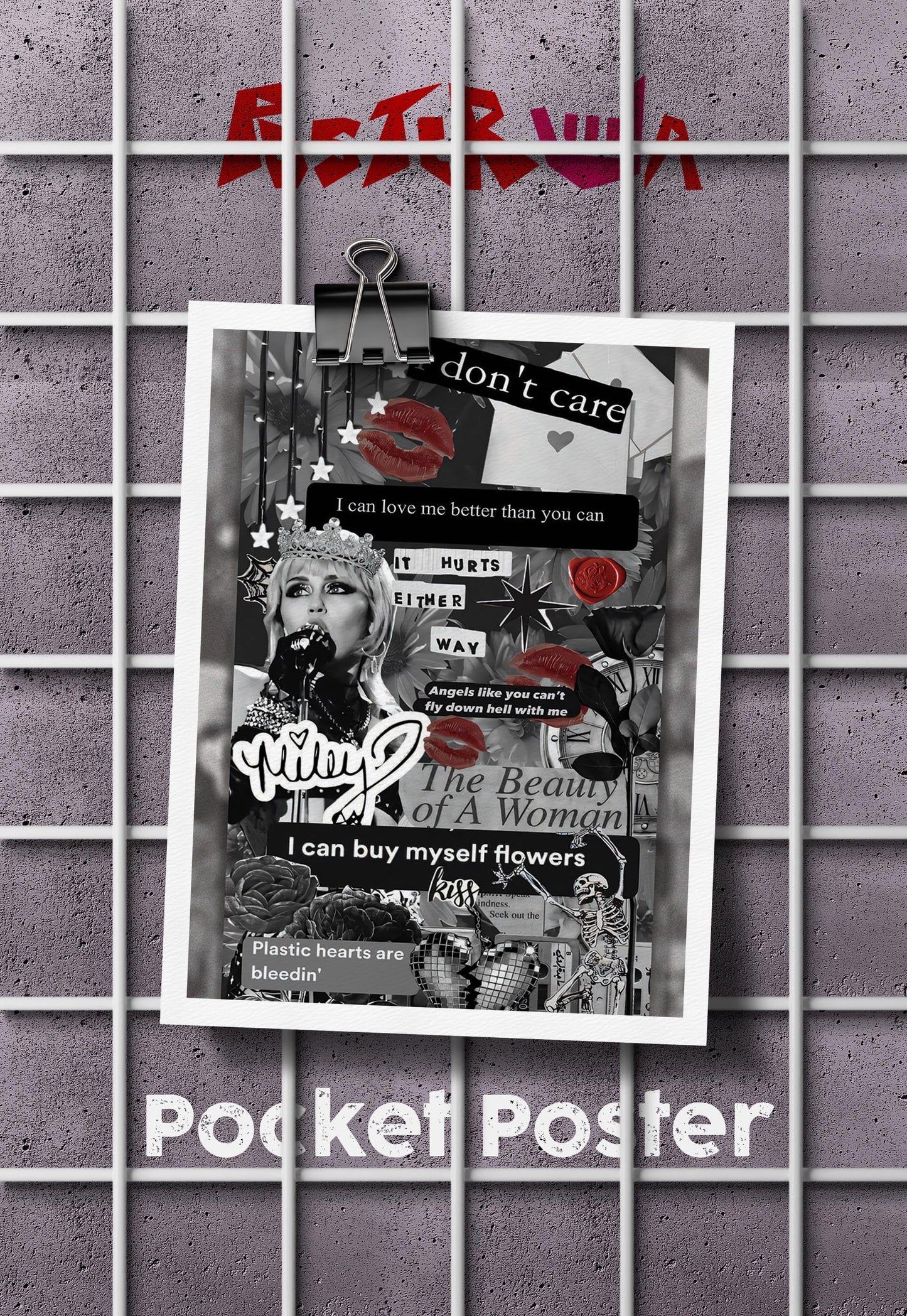 Melodies of Grandeur | Ariana Grande | Singer Poster