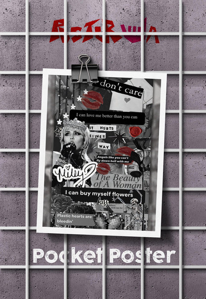 Melodies of Grandeur | Ariana Grande | Singer Poster