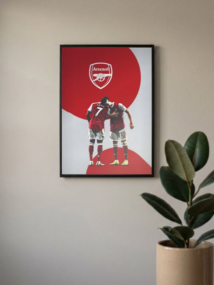 Dynamic Duo | Arsenal | Football Poster