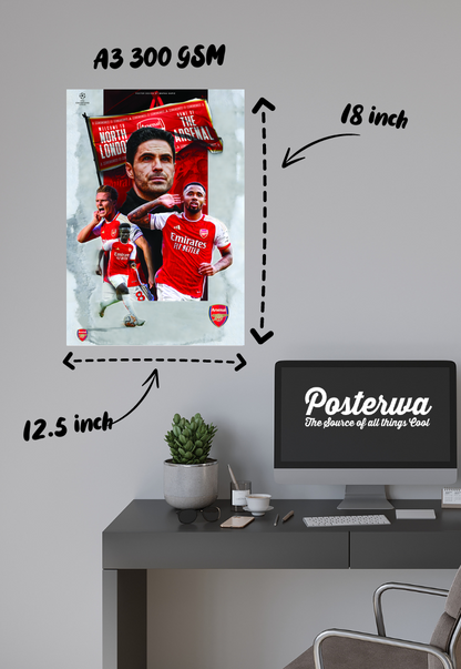 Gunners United | Arsenal | Football Poster