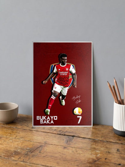 Saka's Rise | Arsenal | Football Poster