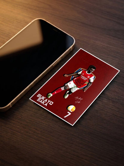Saka's Rise | Arsenal | Football Poster