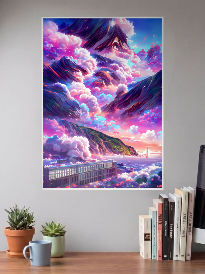 Mountains of Numenor Poster