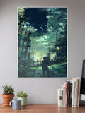 City night lights Poster