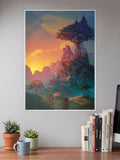 Mountain view Poster