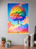 Vibrant Canopy | Abstract | Art Poster
