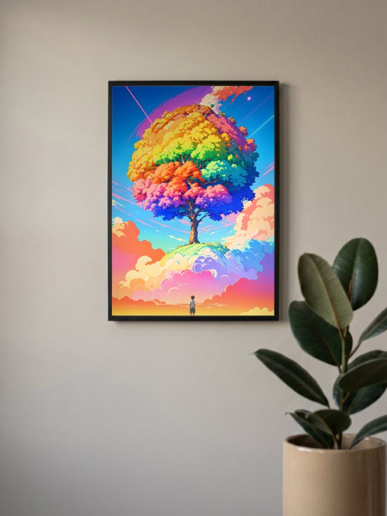 Vibrant Canopy | Abstract | Art Poster