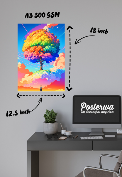 Vibrant Canopy | Abstract | Art Poster