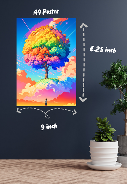 Vibrant Canopy | Abstract | Art Poster