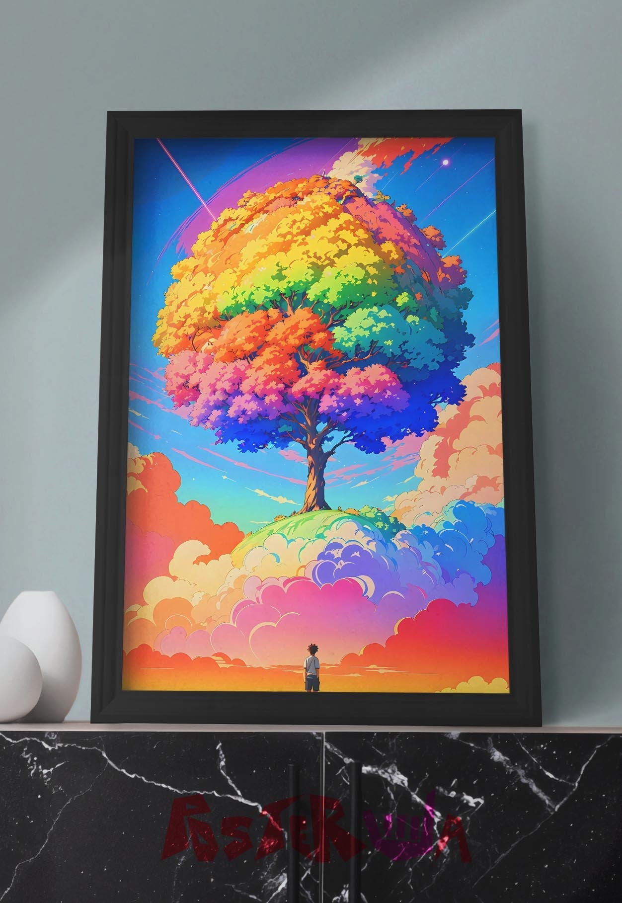 Vibrant Canopy | Abstract | Art Poster