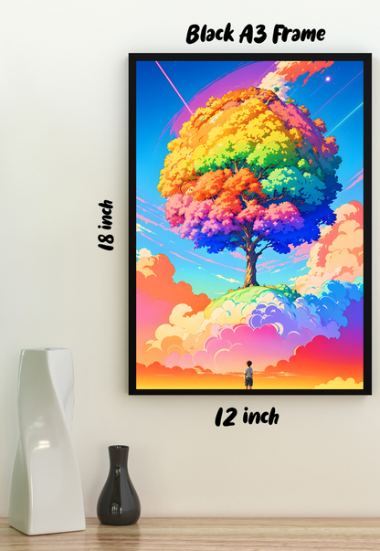 Vibrant Canopy | Abstract | Art Poster