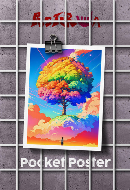 Vibrant Canopy | Abstract | Art Poster
