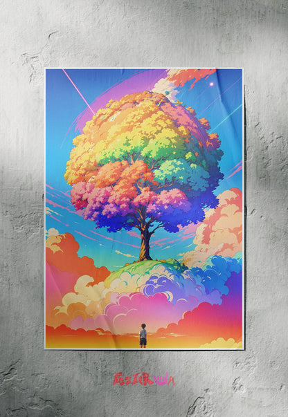 Vibrant Canopy | Abstract | Art Poster