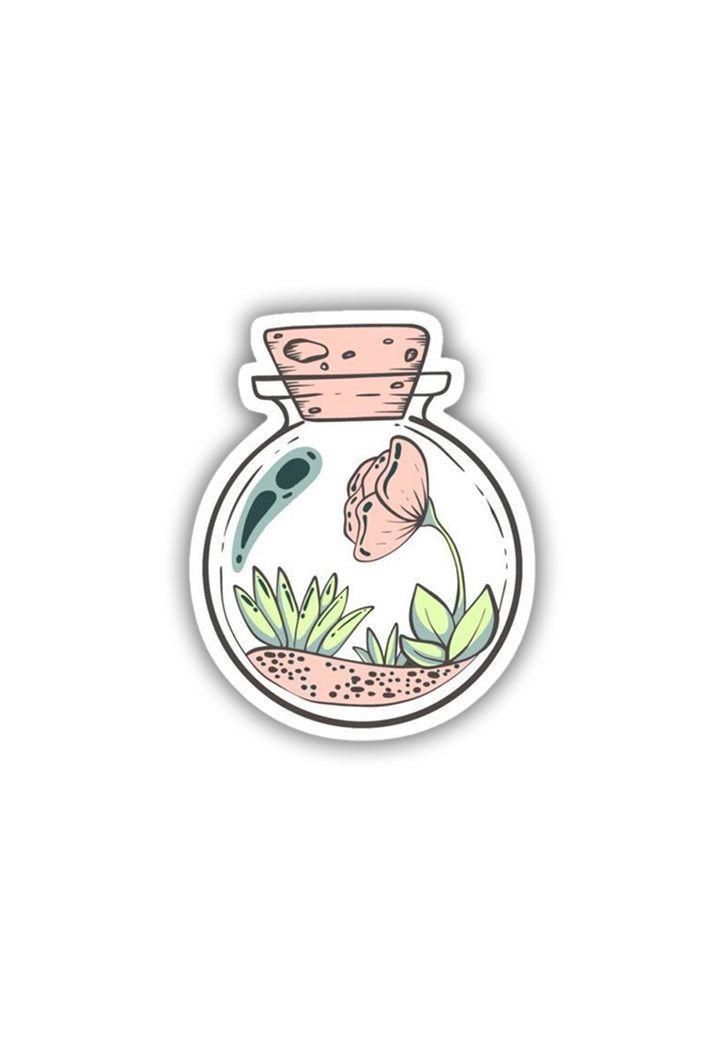 Terrarium Jar Sticker